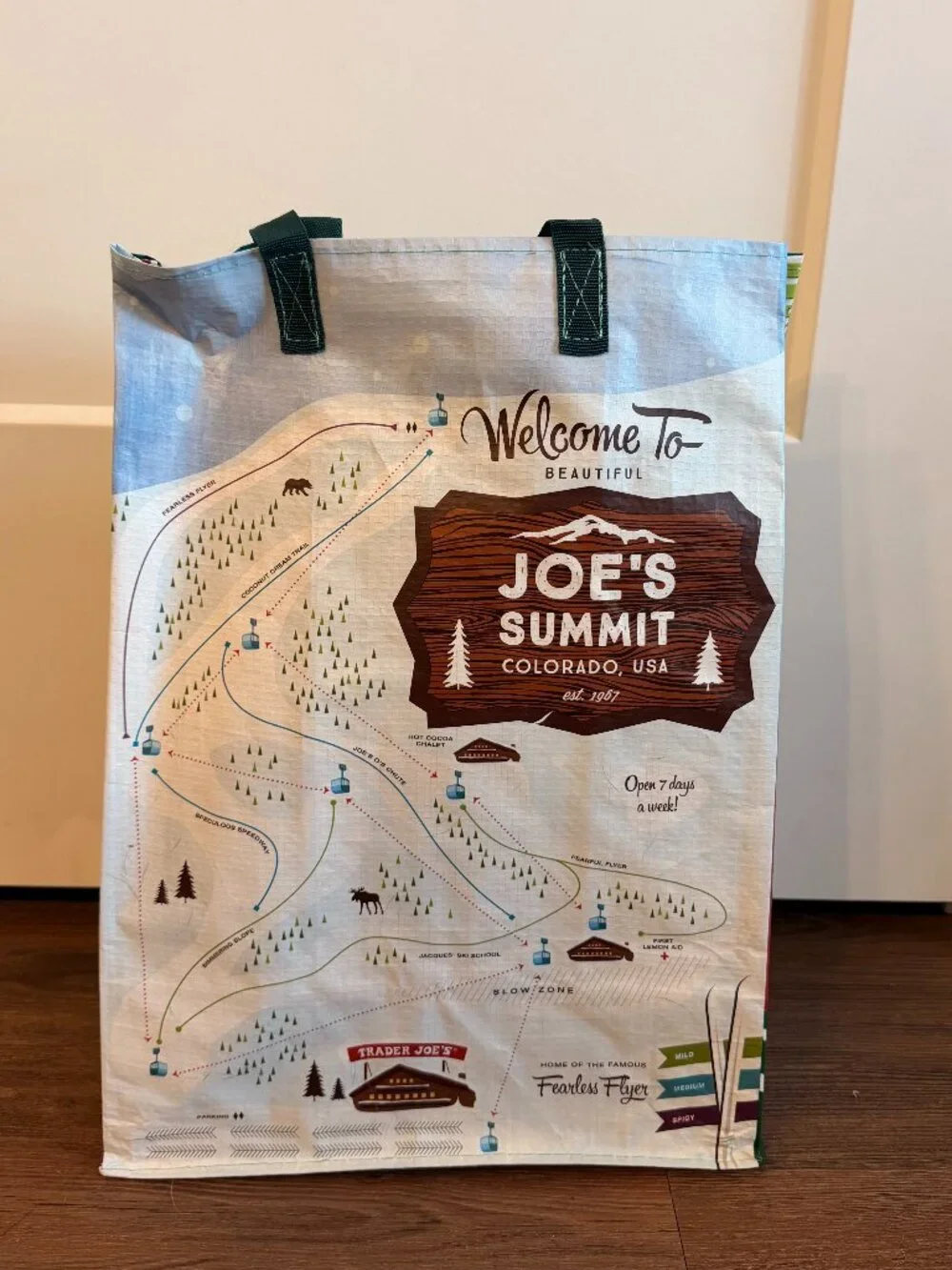 NWT Trader Joe's Reusable Grocery Bag - Colorado